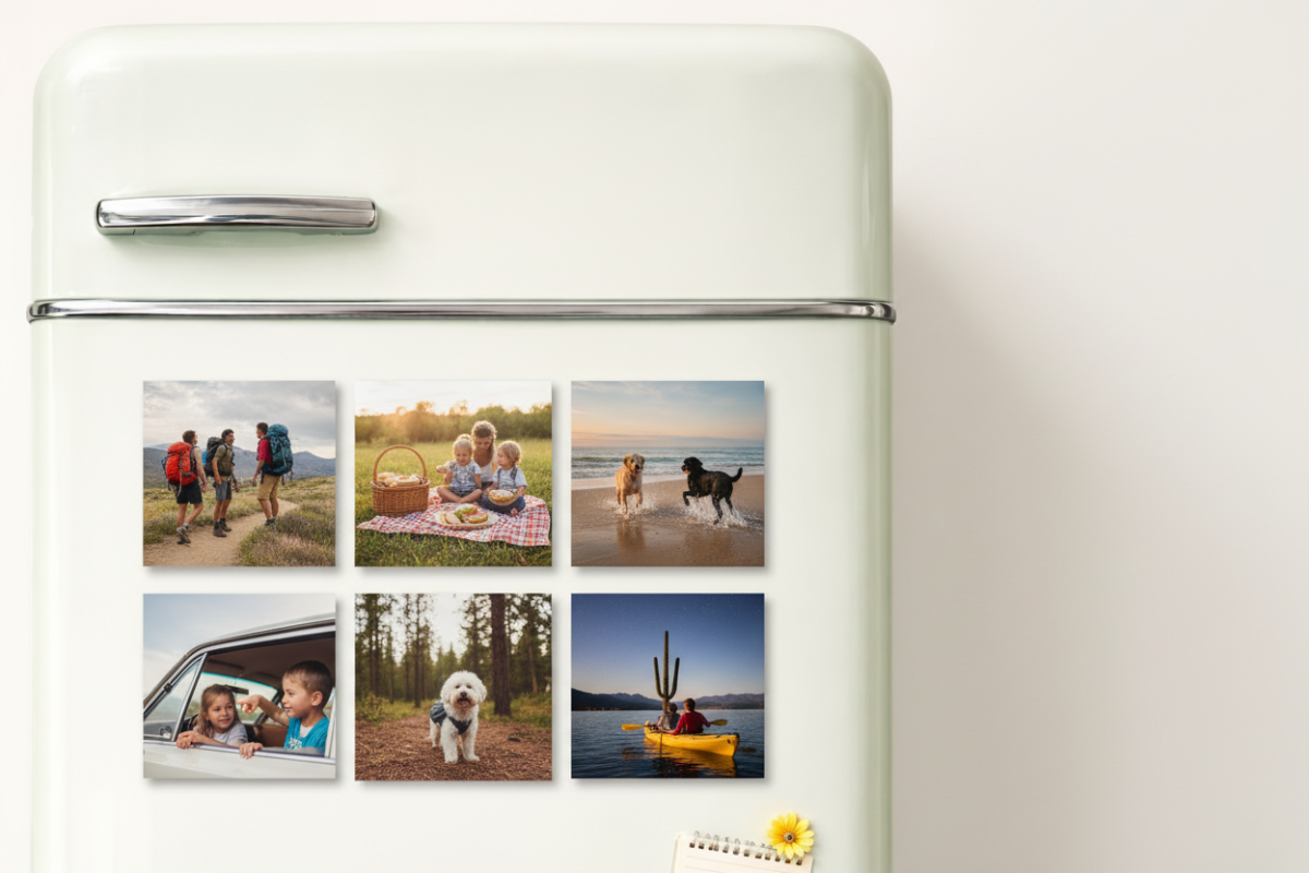 6 Custom Acrylic Magnets